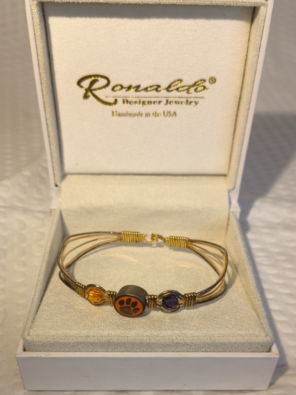 Ronaldo Designer Jewelry Puppy Loved Mixed Metal, Sterling Silver Bracelet